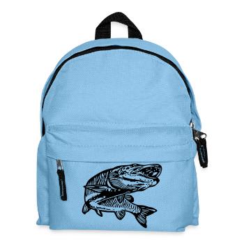 Hecht - Kinder Rucksack - Hellblau - Vorne