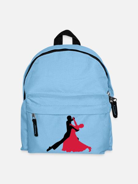 Tanzpaar - Kinder Rucksack - Hellblau