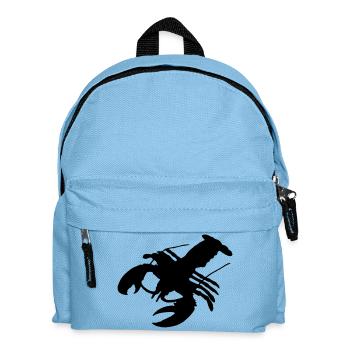 Hummer Homarus lobster krebse crabs ocean sea - Kinder Rucksack - Hellblau - Vorne