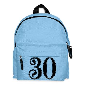 30 Jahre Jubiläum - Kinder Rucksack - Hellblau - Vorne