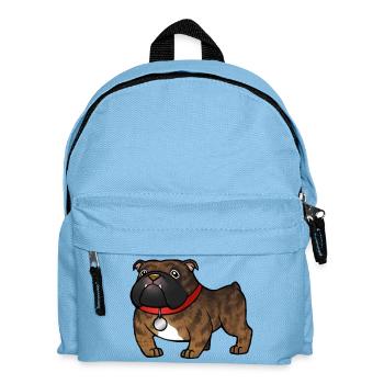 Köbi Comicstyle transparent - Kinder Rucksack - Hellblau - Vorne