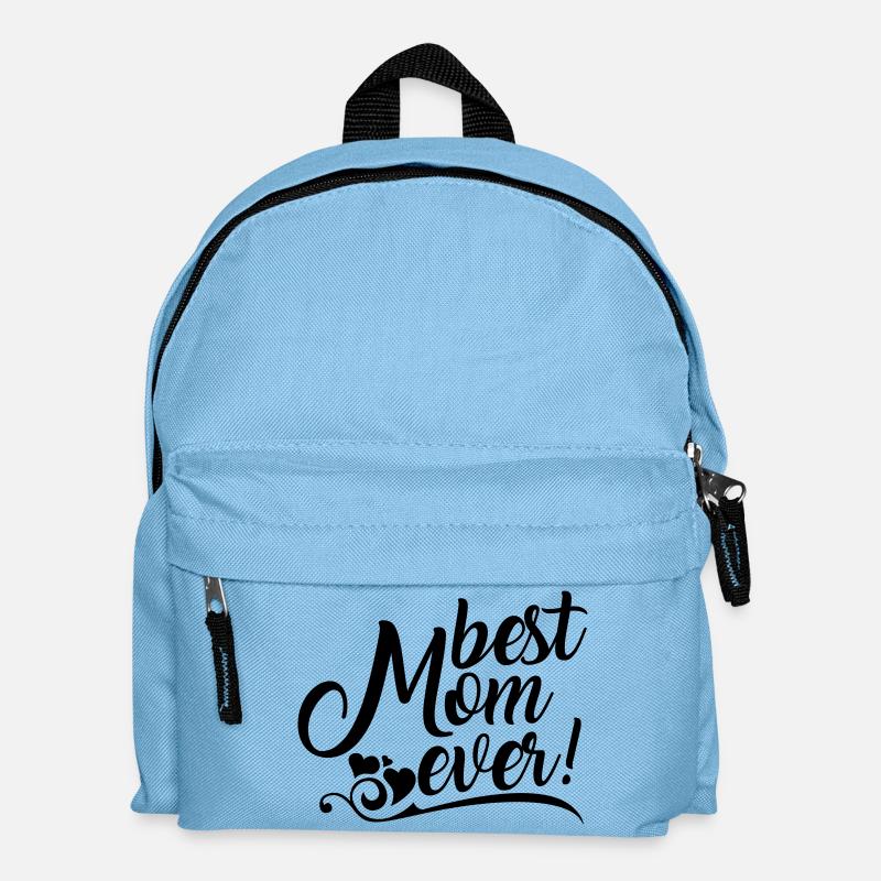Best Mom ever! - Sac à dos Enfant - bleu clair