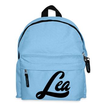 Lea Name Abstrakte Farbexplosion Kunstdesign - Kinder Rucksack - Hellblau - Vorne
