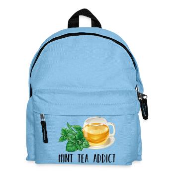 Mint Tea Addict Accro Mint Tea Gift Tea - Kids' Backpack - light blue - Front