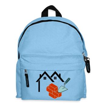 Mason logo - Kids' Backpack - light blue - Front