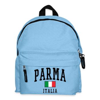 Conception Parma Italia avec description du drapeau national : - Sac à dos Enfant - bleu clair - Devant