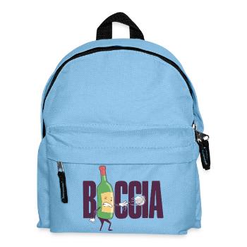 Joueur de boccia Vêtements avec balles de pétanque Boccia - Sac à dos Enfant - bleu clair - Devant