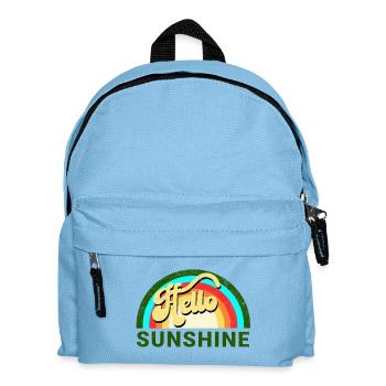 hello sunshine - Kids' Backpack - light blue - Front
