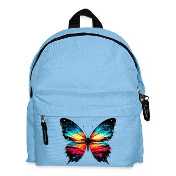 Schmetterling - Kinder Rucksack - Hellblau - Vorne