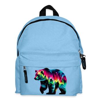 Bear - Kids' Backpack - light blue - Front