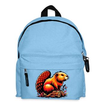 Bieber - Kinder Rucksack - Hellblau - Vorne