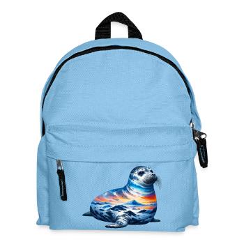 Siegel - Kinder Rucksack - Hellblau - Vorne