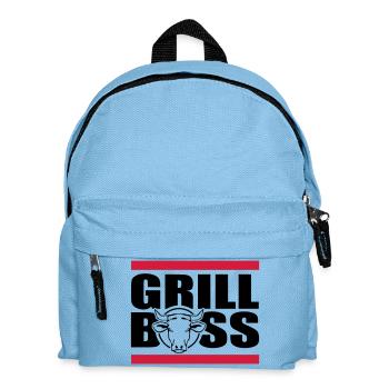 grill - Kinder Rucksack - Hellblau - Vorne