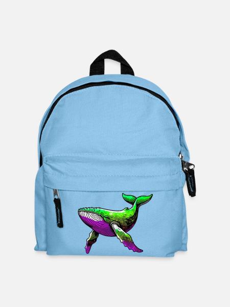 Wal - Kinder Rucksack - Hellblau