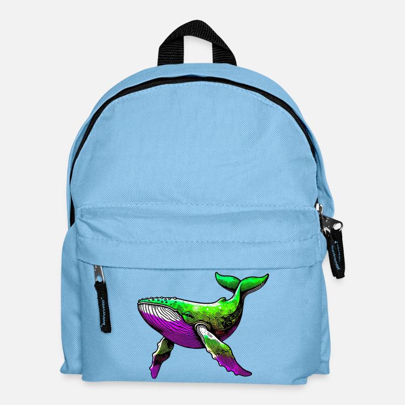 Wal - Kinder Rucksack - Hellblau