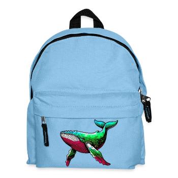 Wal - Kinder Rucksack - Hellblau - Vorne