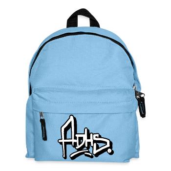 ADHS Tag - Kinder Rucksack - Hellblau - Vorne