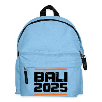 Bali 2025 Urlaub - Kinder Rucksack - Hellblau - Vorne