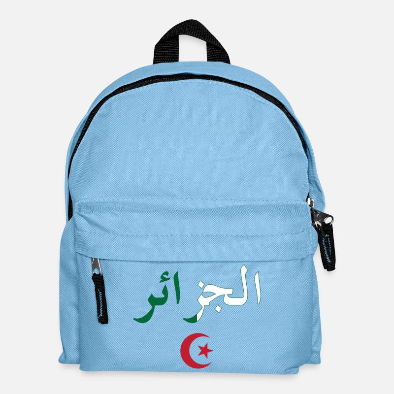 Algeria BZ Flag - Kids' Backpack - light blue
