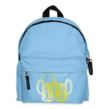Beer Beer Glasses Toast - Kids' Backpack - light blue - Front