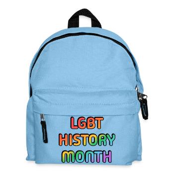 LGBT-Geschichtsmonat - Kinder Rucksack - Hellblau - Vorne