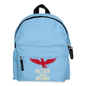 Heilungsreise Zur Transformation Innerer Stärke - Kinder Rucksack - Hellblau - Vorne