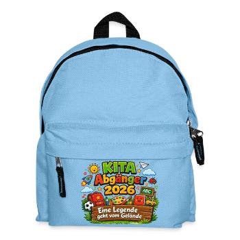 Daycare Leavers 2026 Farewell Kindergarten - Kids' Backpack - light blue - Front