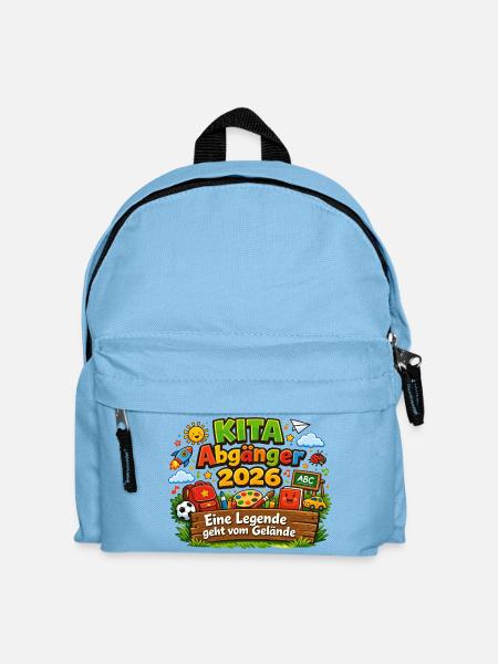 Kita Abgänger 2026 Abschied Kindergarten - Kinder Rucksack - Hellblau