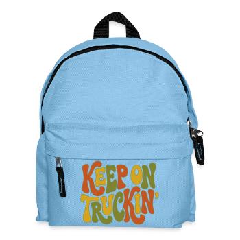 Keep On Truckin' - Keep Moving Forward - Kids' Backpack - light blue - Front