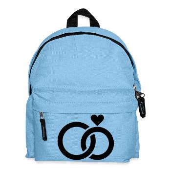 Wedding, Engagement, Wedding Celebration - Kids' Backpack - light blue - Front