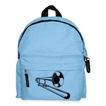 trombone - Kids' Backpack - light blue - Front