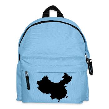 Carte de la Chine - Sac à dos Enfant - bleu clair - Devant