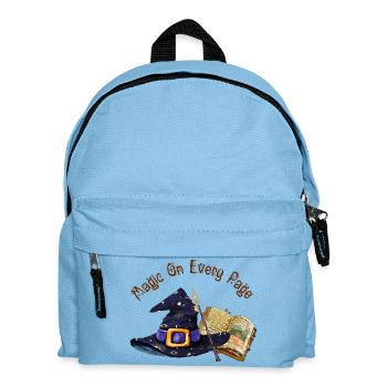 La magie est sur chaque page - Sac à dos Enfant - bleu clair - Devant