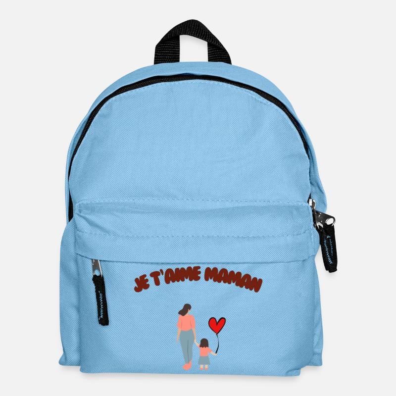Ich hab dich lieb, Mama - Kinder Rucksack - Hellblau