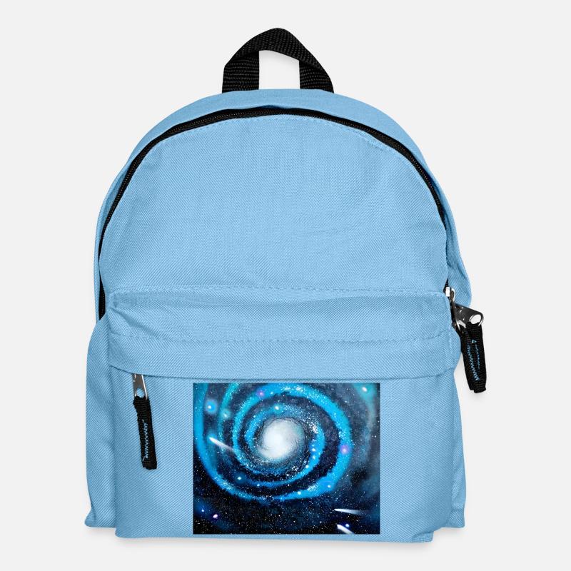 Blue Galaxy - Kids' Backpack - light blue
