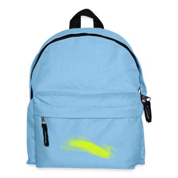 Coup de pinceau néon à la lime - Sac à dos Enfant - bleu clair - Devant