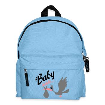 Baby - Kinder Rucksack - Hellblau - Vorne