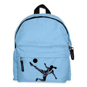 Soccer female eu - Kids' Backpack - light blue - Front