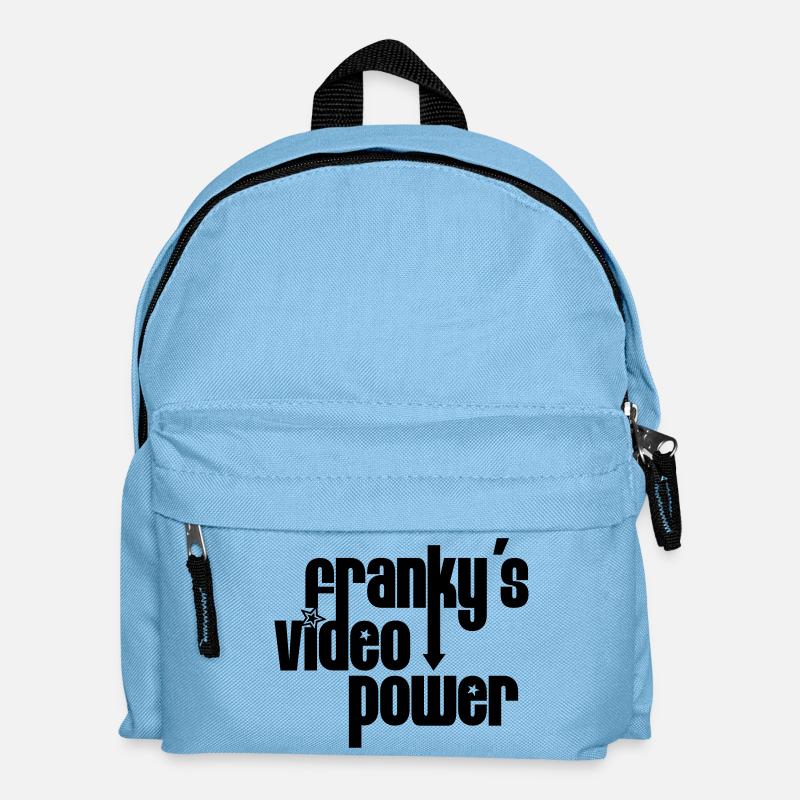 Franky´s Video Power - Kinder Rucksack - Hellblau