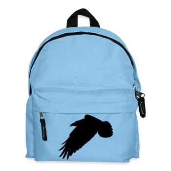 Schwarzer Rabe - Kinder Rucksack - Hellblau - Vorne