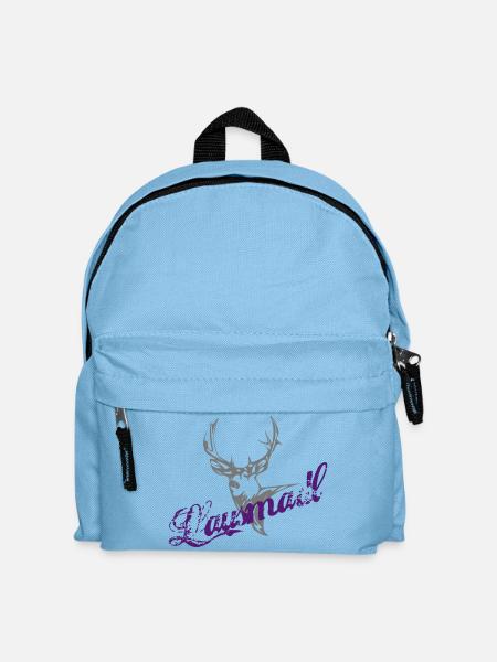 Lausmadl Trachten Shirt - Kinder Rucksack - Hellblau