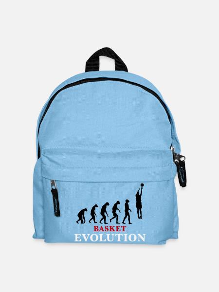 Basket Evolution Sports and humour 3c - Kids' Backpack - light blue