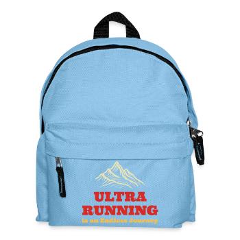 Ultra Running is an Endless Journe - Kids' Backpack - light blue - Front