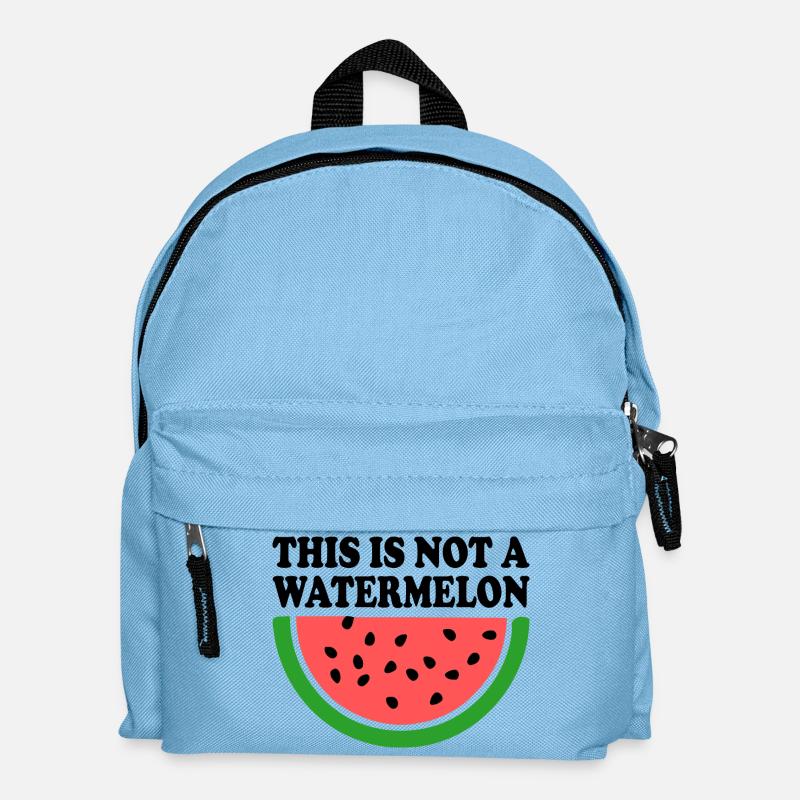 THIS IS NOT A WATERMELON - Kids' Backpack - light blue