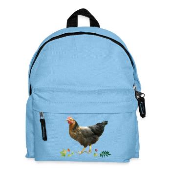 Chicken - Kids' Backpack - light blue - Front