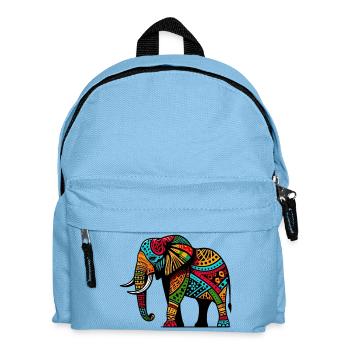 Éléphant - Sac à dos Enfant - bleu clair - Devant
