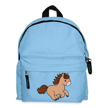 Cheval - Sac à dos Enfant - bleu clair - Devant