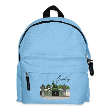 High Indulgence // High Customs // Augsburg // Illustration - Kids' Backpack - light blue - Front