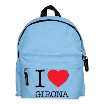 I LOVE GIRONA - Kinder Rucksack - Hellblau - Vorne