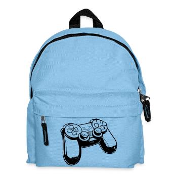 Gaming Controller Zeichnung - Kinder Rucksack - Hellblau - Vorne